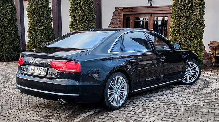 Audi A8 cena 110000 przebieg: 213000, rok produkcji 2013 z Woźniki małe 529